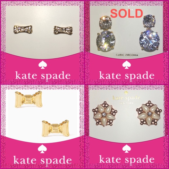 Take 40% Off 11 Kate Spade ♠️ Earrings Available NWTs - Picture 5 of 11